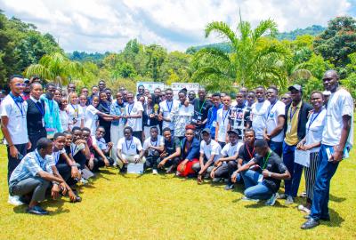 MUCISA team bagging trophies at the Western Region Research and Innovation Consortium multidisciplinary hackathon